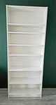 (2 szt) Biały regał IKEA BILLY 80×28×202 cm + nadstawka Billy 80×28×35