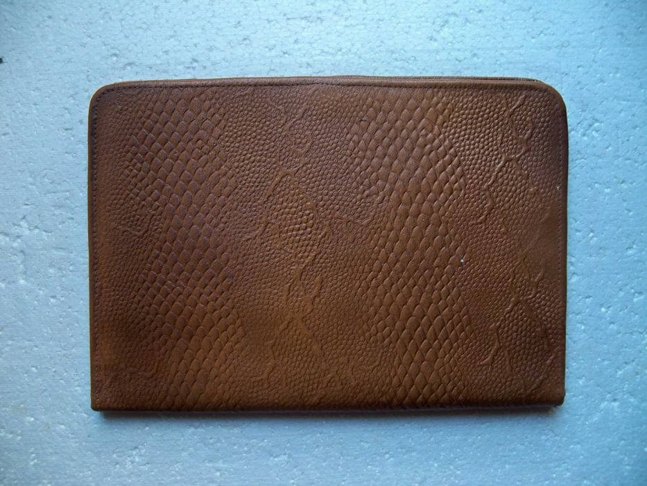 Кожаная папка для деловых документов А4+, органайзер