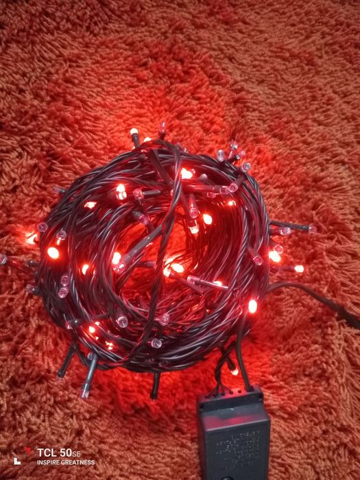 Pisca pisca grande para árvore de natal. Em bom estado