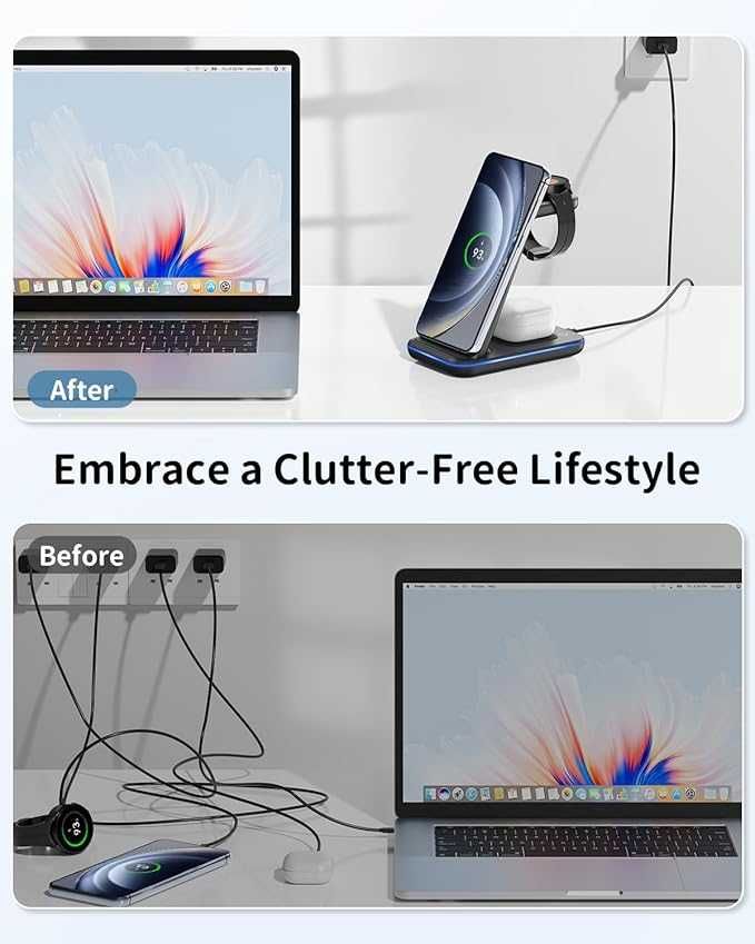 Indukcyjna stacja ładująca 3 w 1 do Samsung JoyGeek