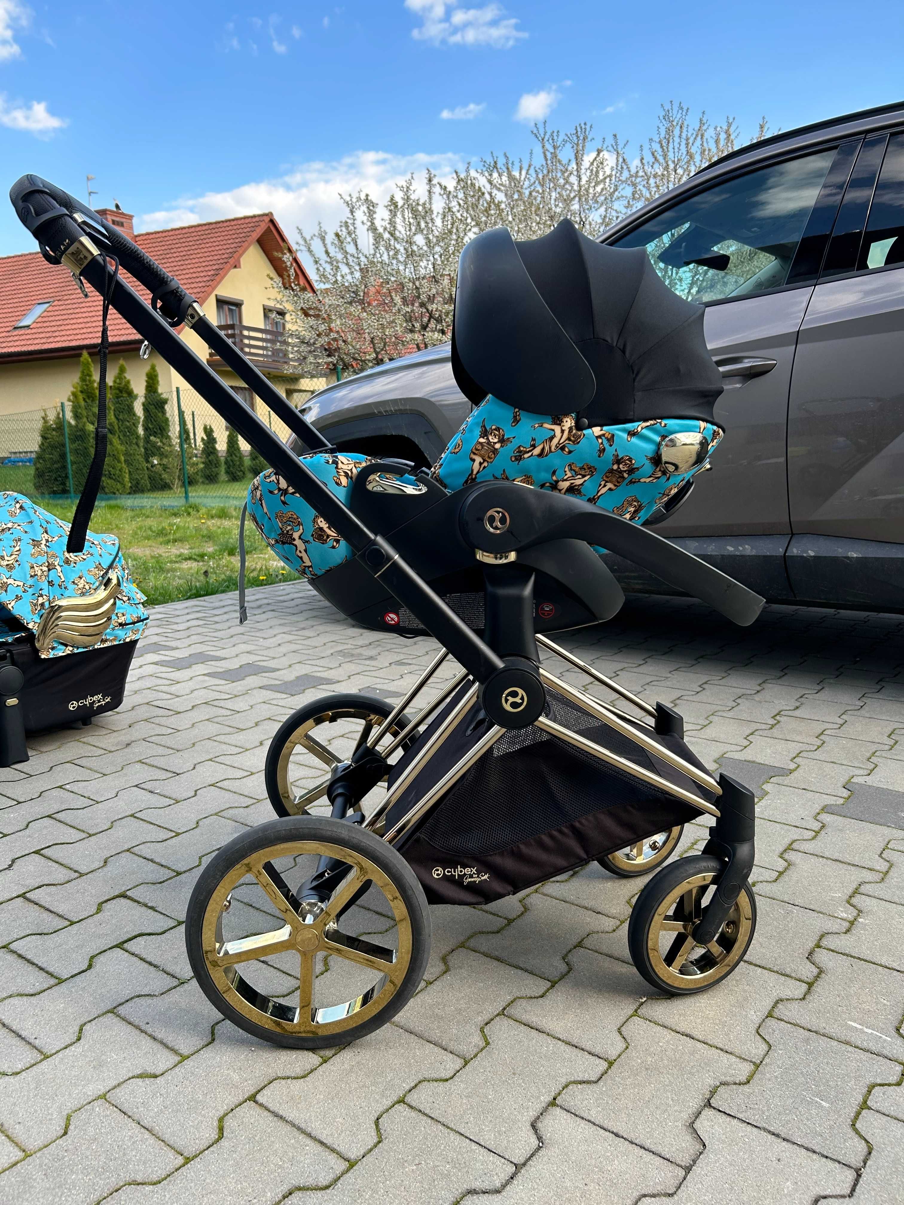 zestaw   Cybex Priam 2.0 Jeremy Scott Cherubs Blue 3w1