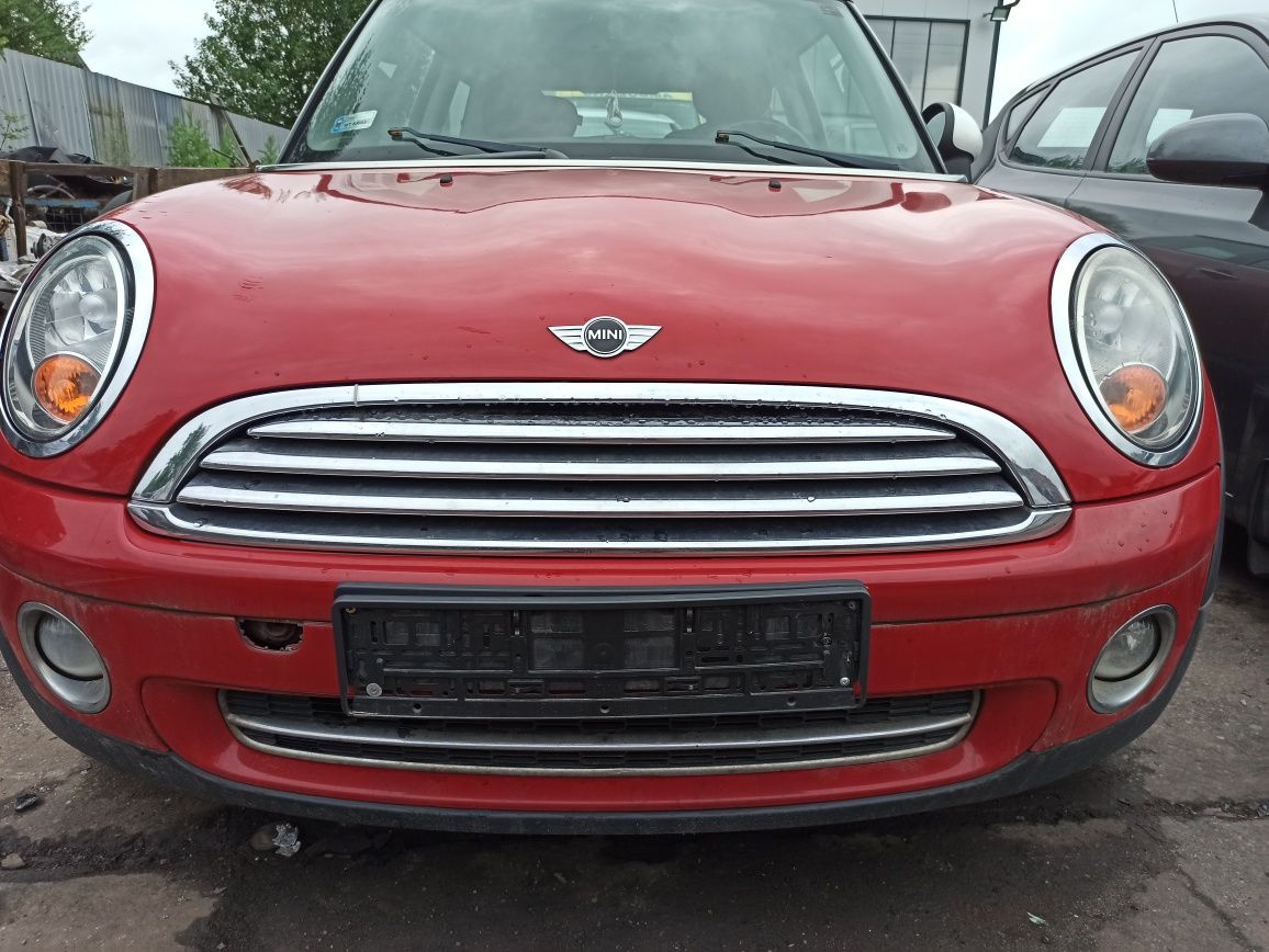 Mini  cooper  r55 r57 one zderzak maska lampy błotnik przód