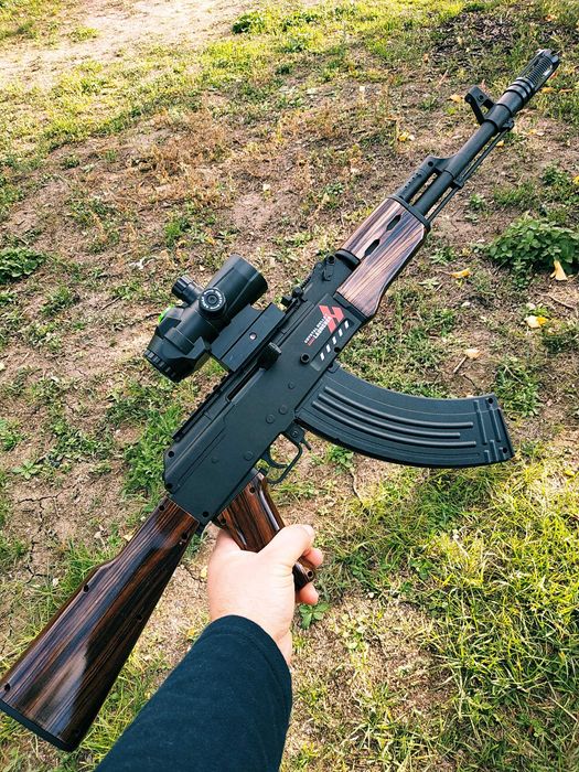 Іграшковий автомат АК47 на орбізах орбіган гель бластер
