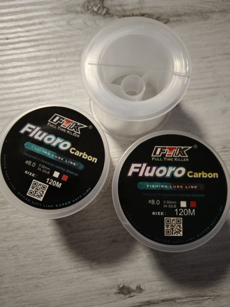 Okazja FTK- Fluorocarbon 2 sztuki - po 120 m.