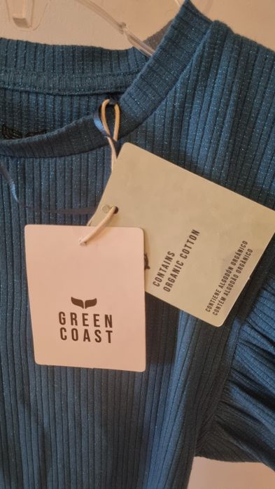 Camisola azul com brilhos da Green Coast-EL Corte Inglés