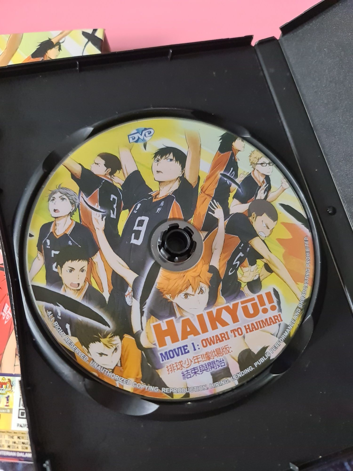 Dvd Haikyuu movie 1: owari to hajimari