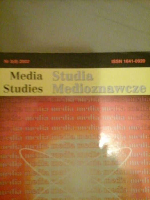 Studia Medioznawcze. Media Studies