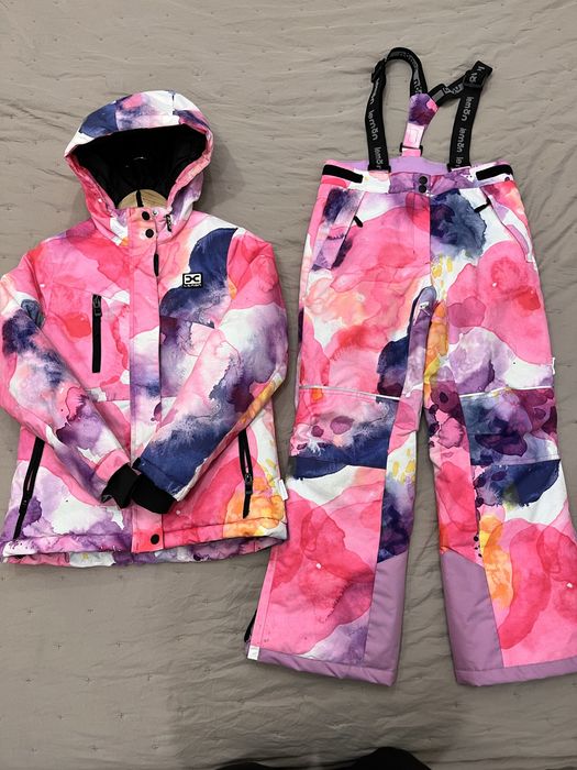 Kurtka i spodnie narciarskie dla dziewczynki - 140 cm