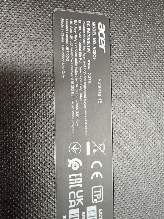 Laptop Acer Extensa 15 - Intel Core i3, 8 GB / 512 GB - stan idealny
