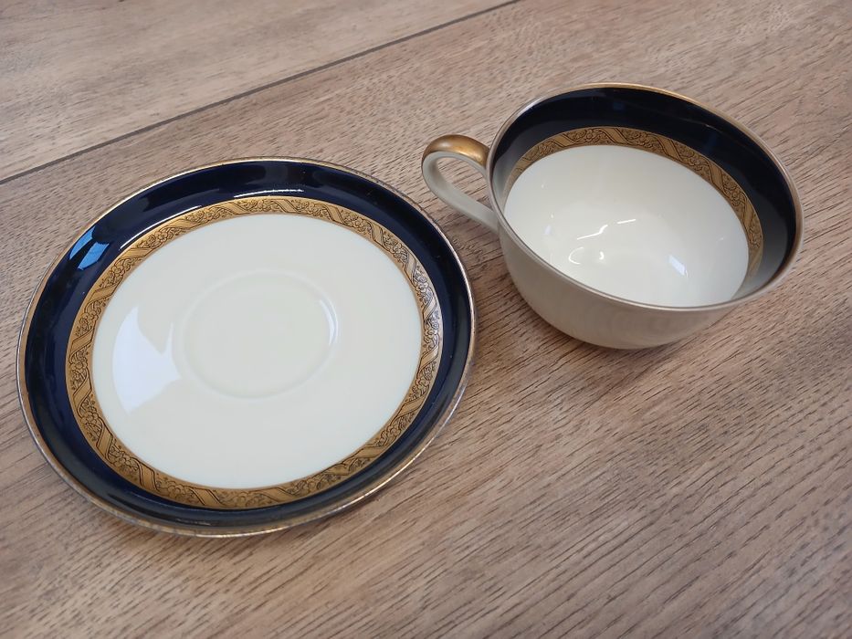 Filiżanka Rosenthal kobalt złoto