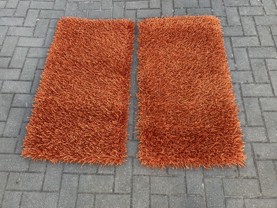 Tapetes cor de laranja