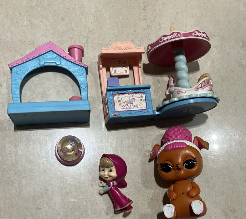 Zabawki, domek, lalki, zwierzątka dla dziewczynki