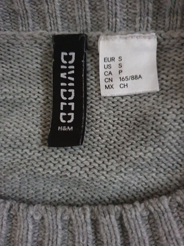 Sweter damski świąteczny, ugly sweter H&M rozmiar S cekiny
