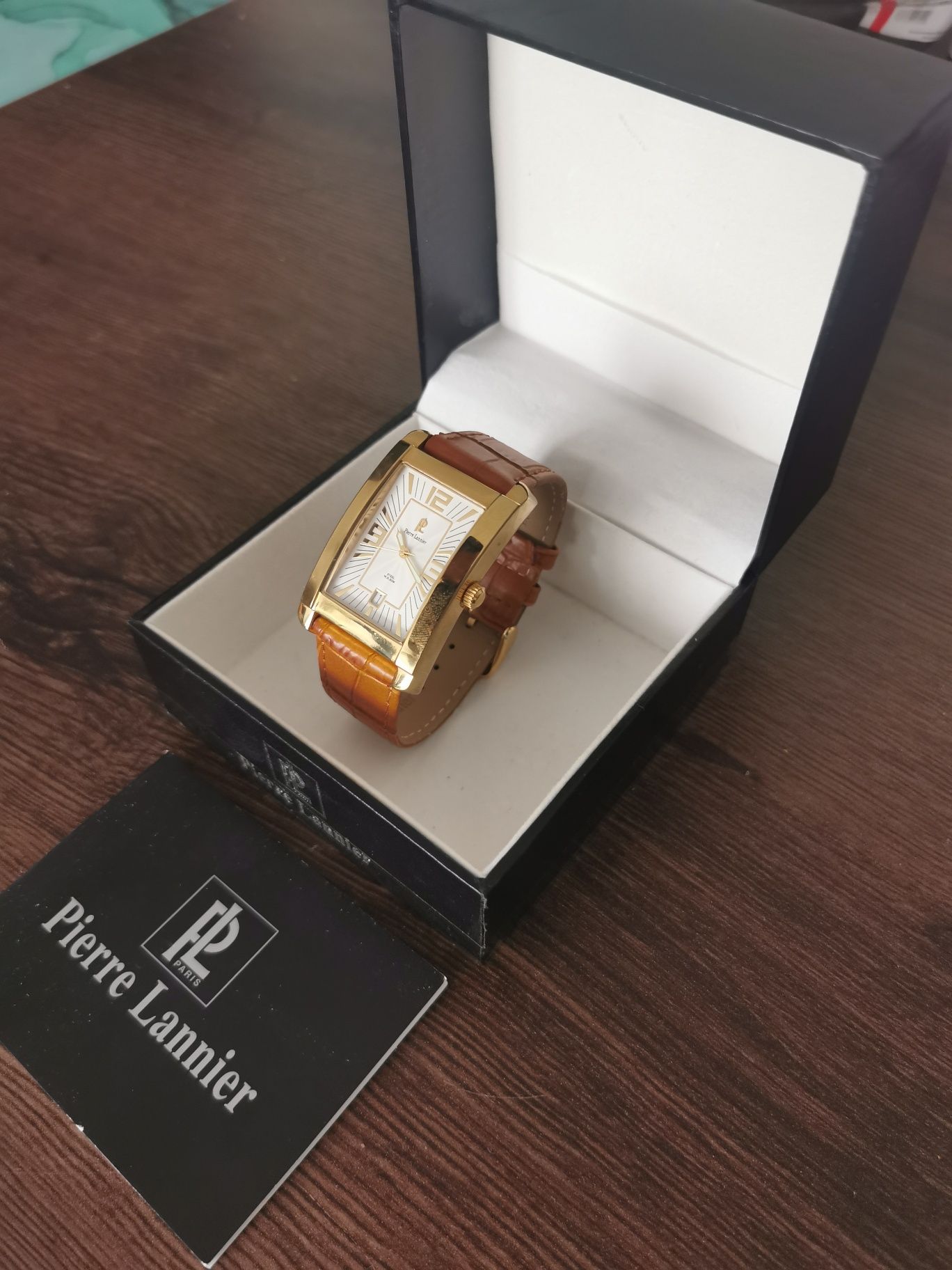 Elegancki zegarek męski Pierre Lannier pozłacany. Certina Casio Tissot