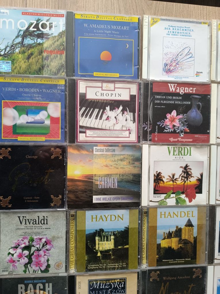 Płyty CD muzyka klasyczna, pop, disco