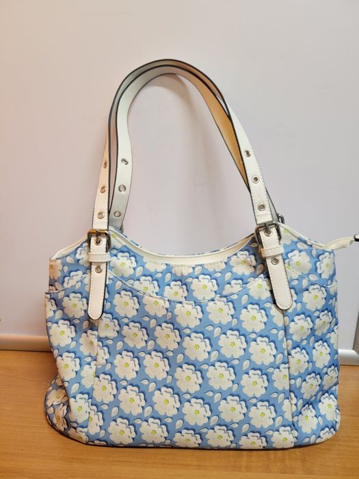 Якісна літня сумка жіноча женская mango шопер голуба трендова