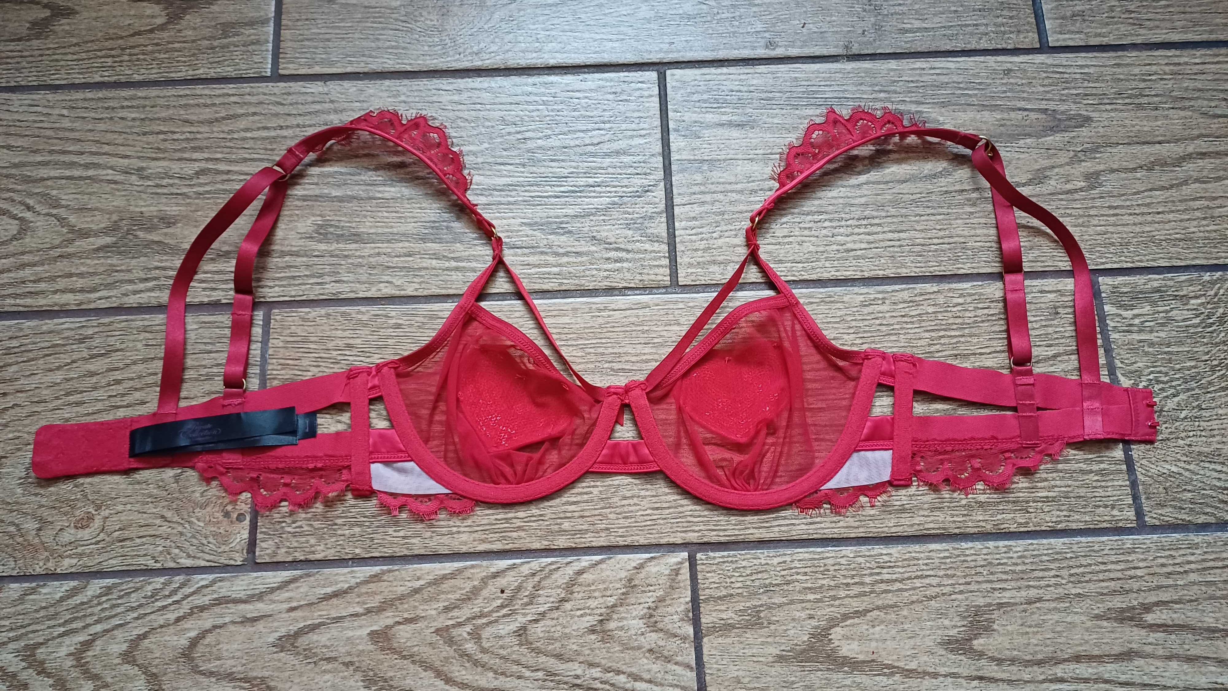 Biustonosz PRIVATE Collection by Hunkemöller# czerwony r. 70 C