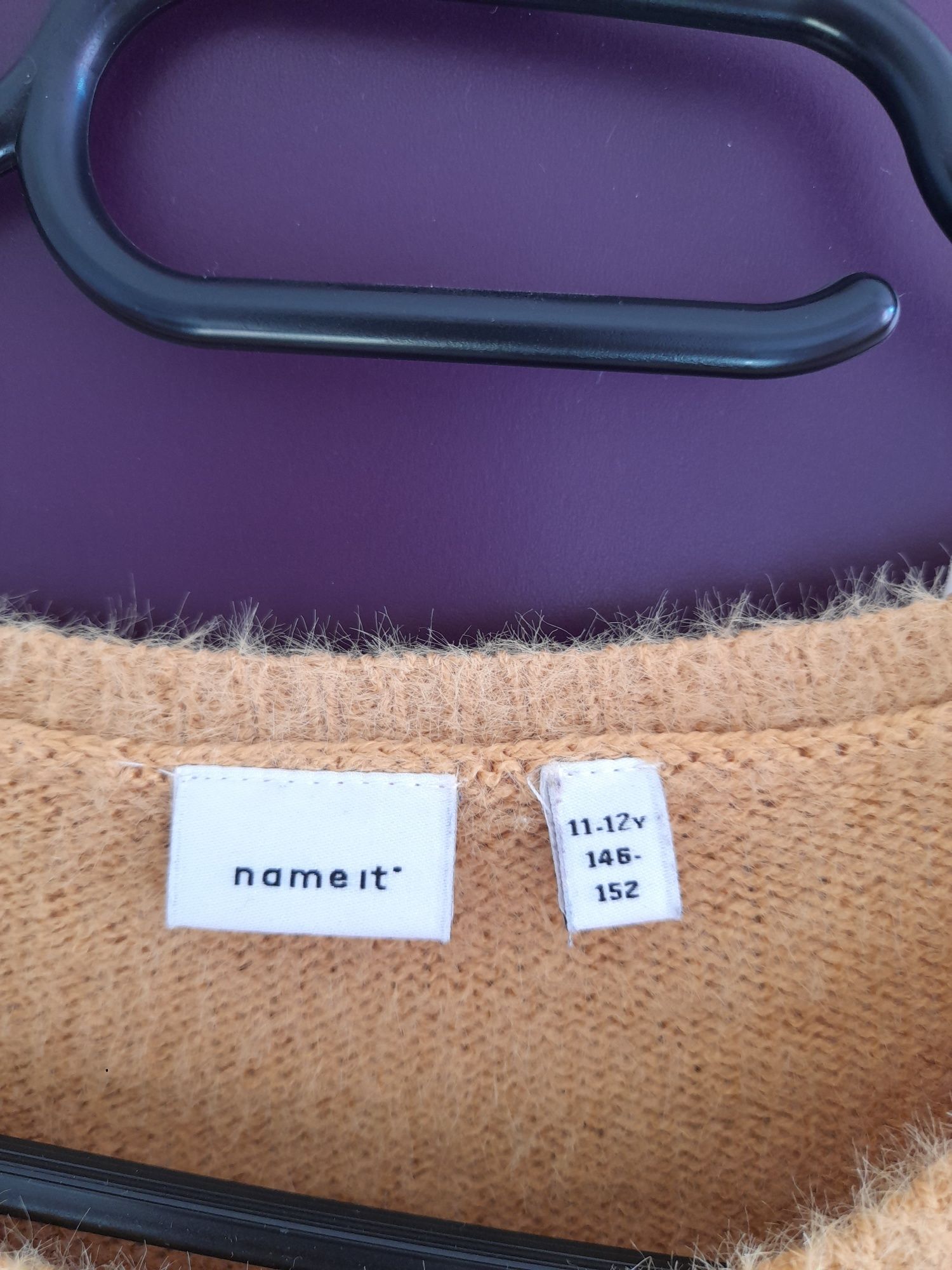 Sweter włochaty ciepły milutki