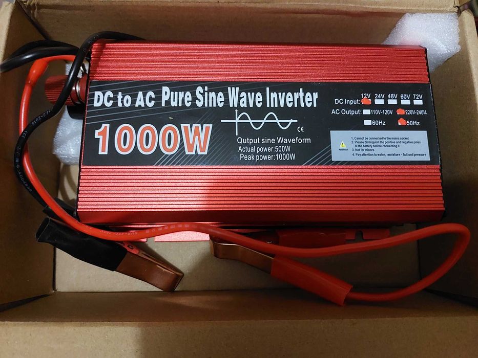 Продам інвертор 1000 W з чистою синусоїдою