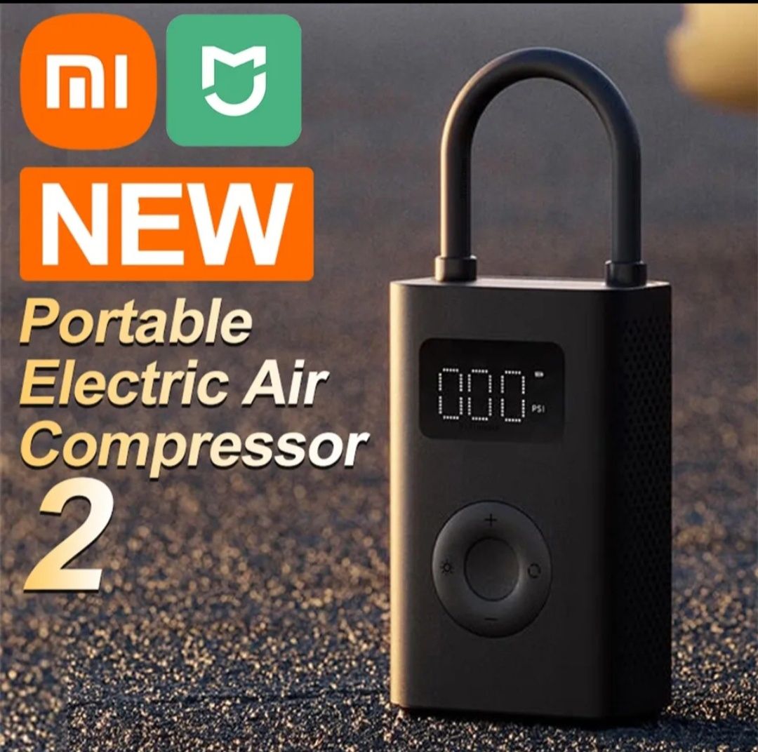 Портативний насос XIAOMI Portable Electric Air Compressor 2 компресор