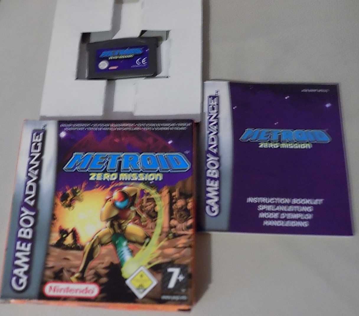 Metroid: Zero Mission komplet 3xA na Game Boy Advance/GBA SP - unikat!