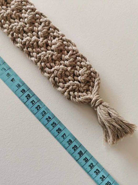 Makrama 32 cm dwustronna