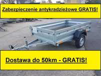Zaslaw 235 SU  Lampy LED , solidna , uchylna , zdejmowalne burty 233/132/35 cm