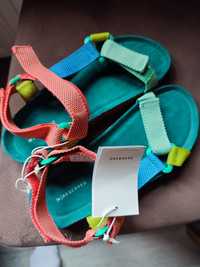 Sandałki sandały chłopięce r.36 Reserved kolorowe lato nowe z metką