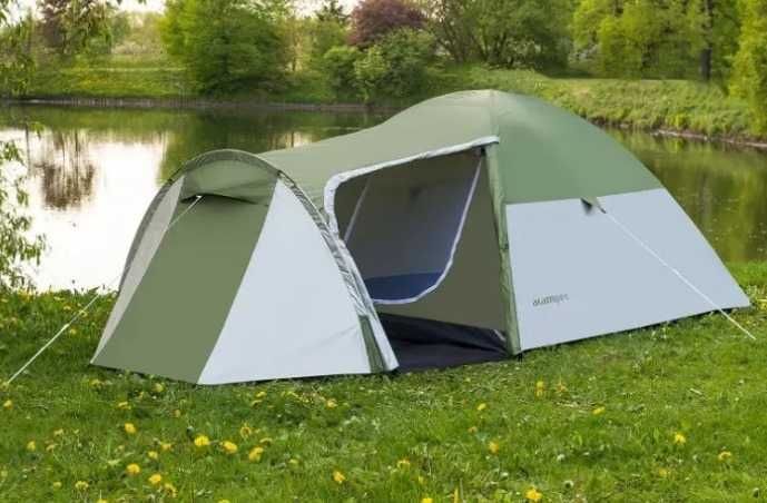 Нова 3-місна палатка намет Presto Acamper MONSUN 3 PRO зелений - 3,4кг