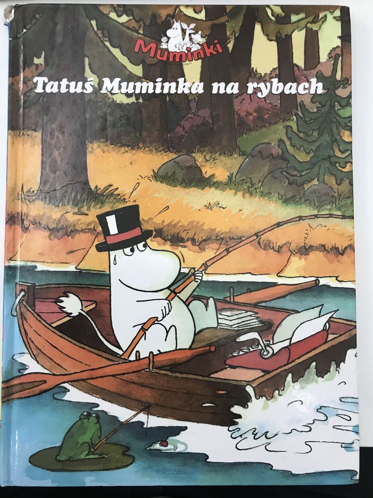 Muminki. Tata muminek na rybach.  Zamiana na kawę lub wplata 35 pln.