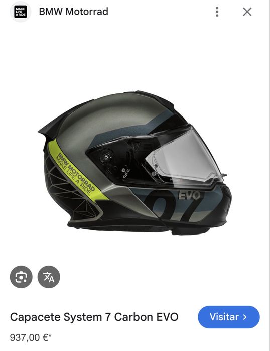 Capacete BMW Carbon  EVO 7