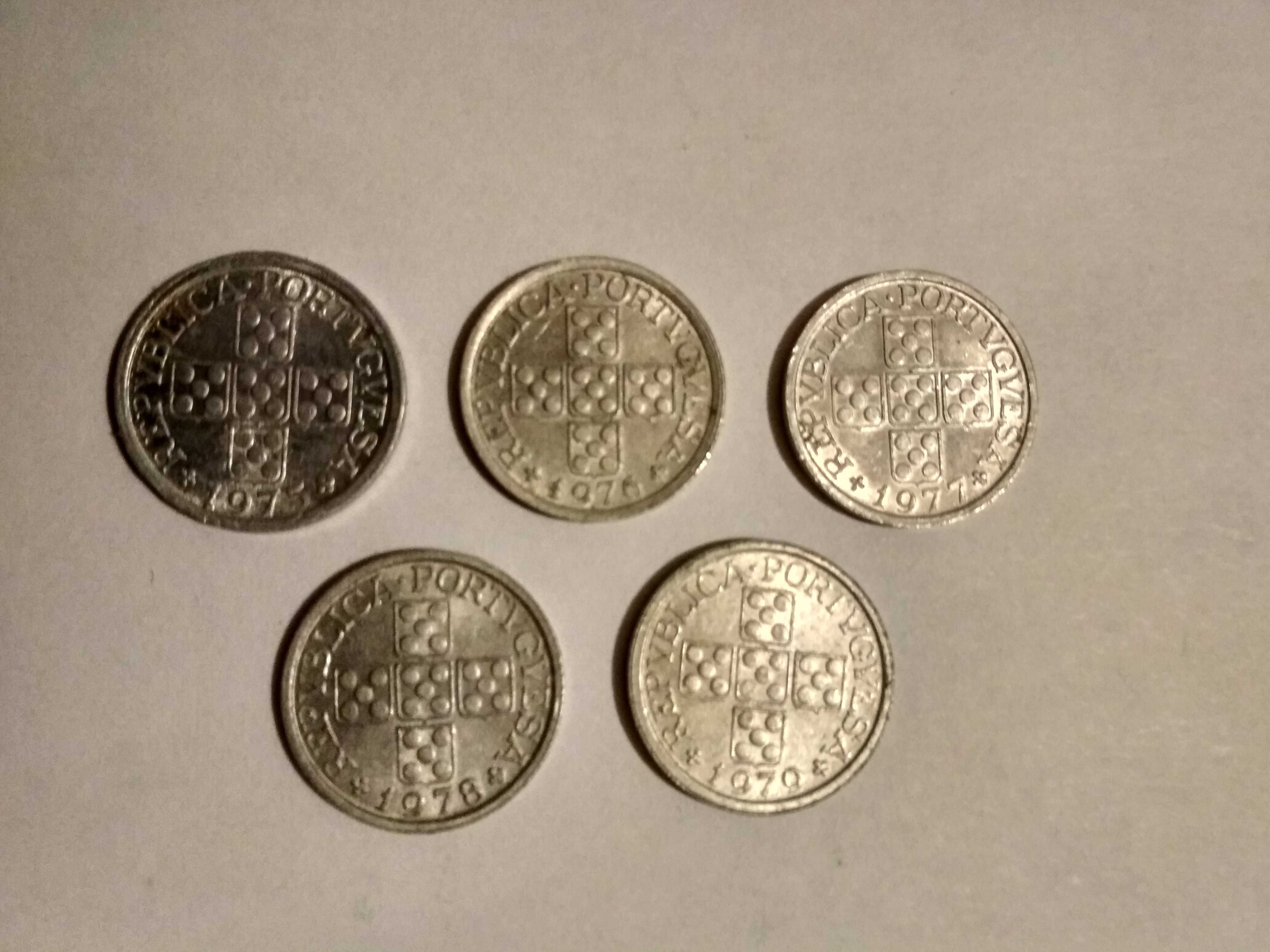 Moedas 10 Centavos Alumínio - 1975/1976/1977/1978/1979