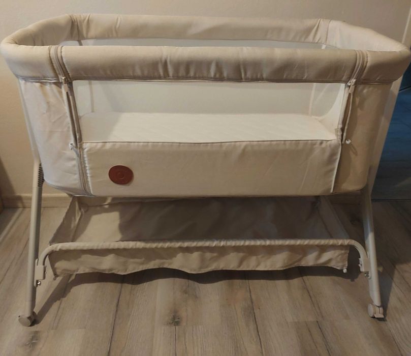 Lionelo, Leonie Plus, łóżeczko dostawne, Beige Sand