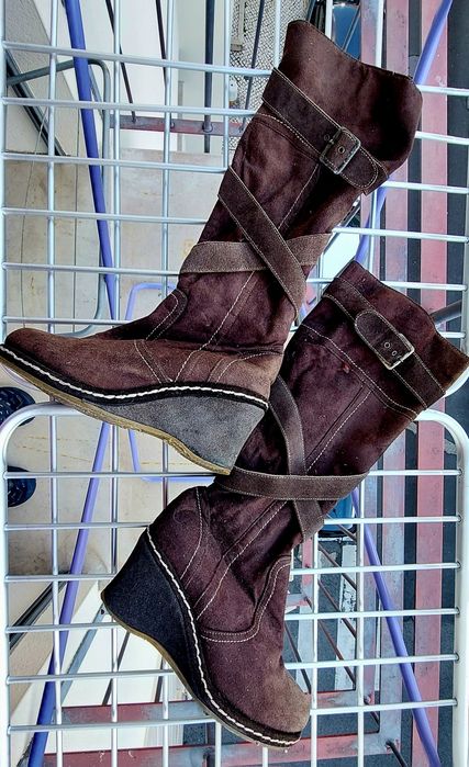 Botas Cano Alto Tam:37/38