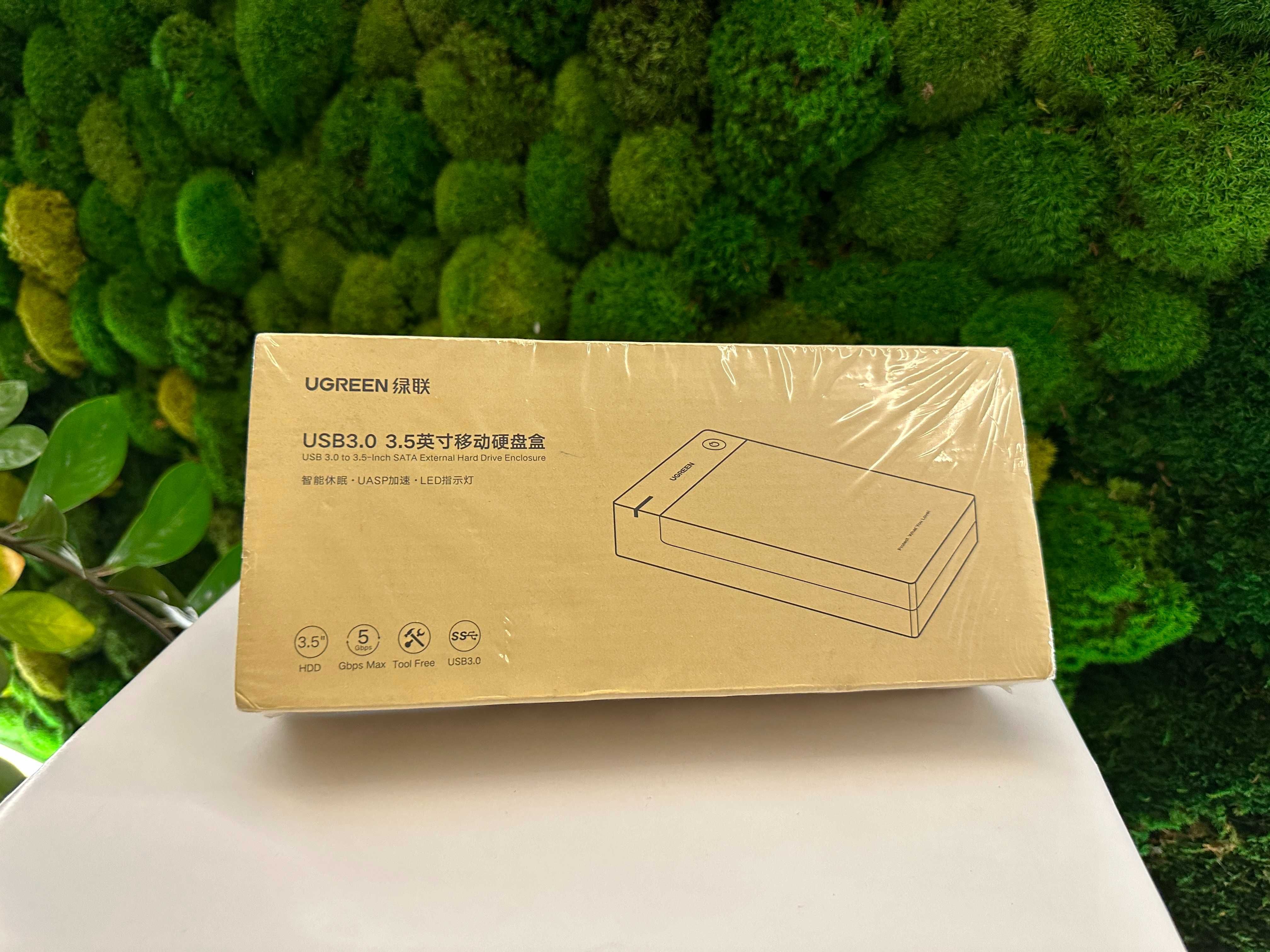 UGREEN US222 зовнішня кишеня карман для HDD 3.5\2.5 Xiaomi ZMI Baseus