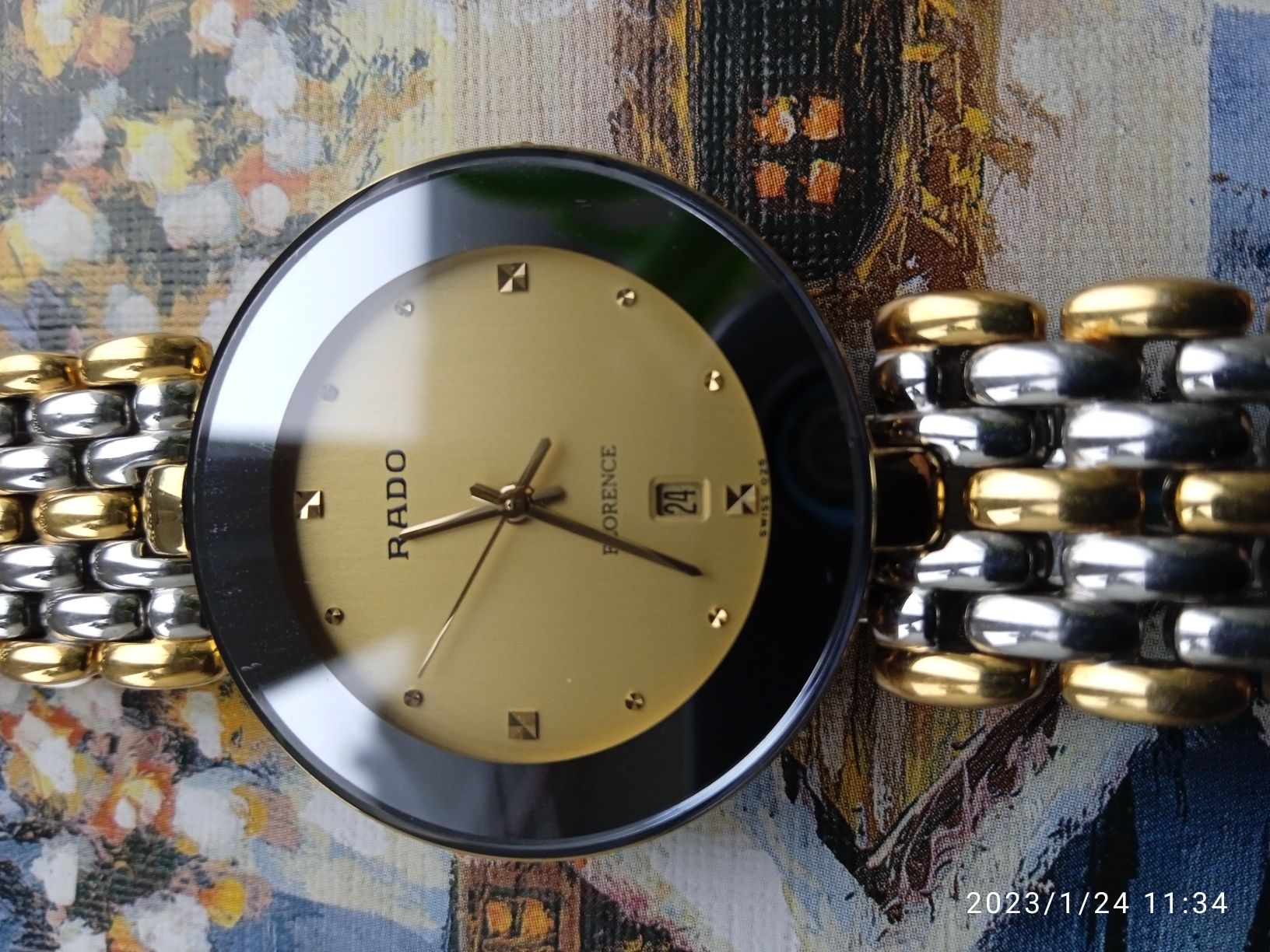 Двухцветные мужские часы RADO FLORENCE R48743253 оригинал.