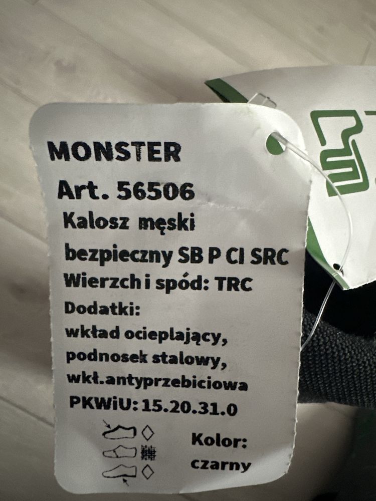 Gumowce MONSTER TRC SB P CI czarne 56506