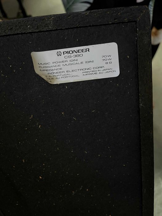 Sistema de Som Pioneer Vintage – Completo e a Funcionar