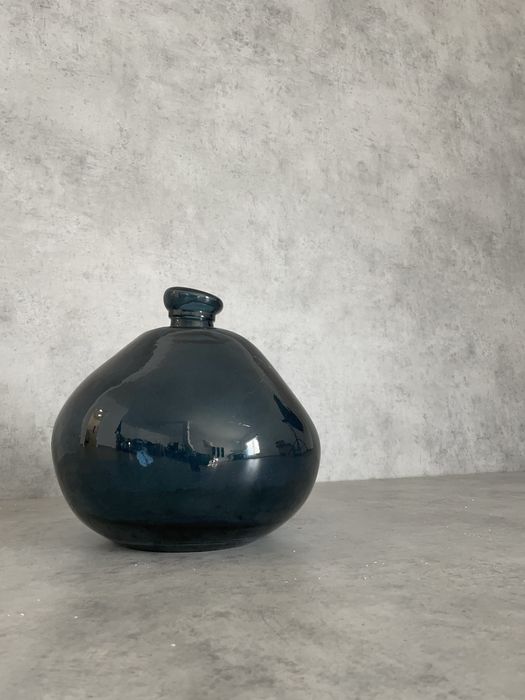Jarrao vidro azul escuro
