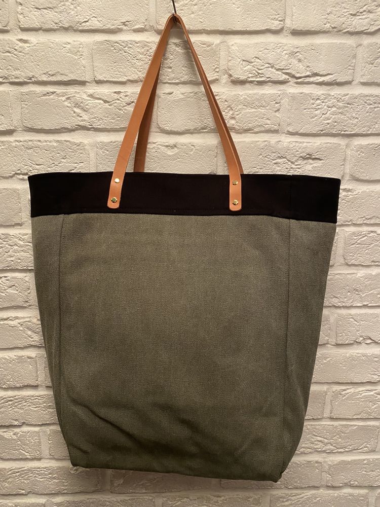 JAI – khaki duża torba typu shopper bag