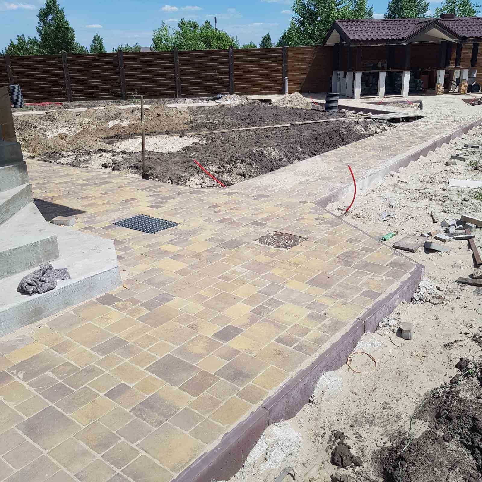 Укладка тротуарной плитки Борисполь и район