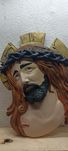 Cara de Cristo em gesso