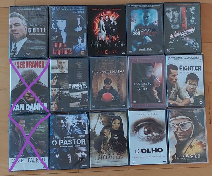 Venda de Filmes - Novos e Selados