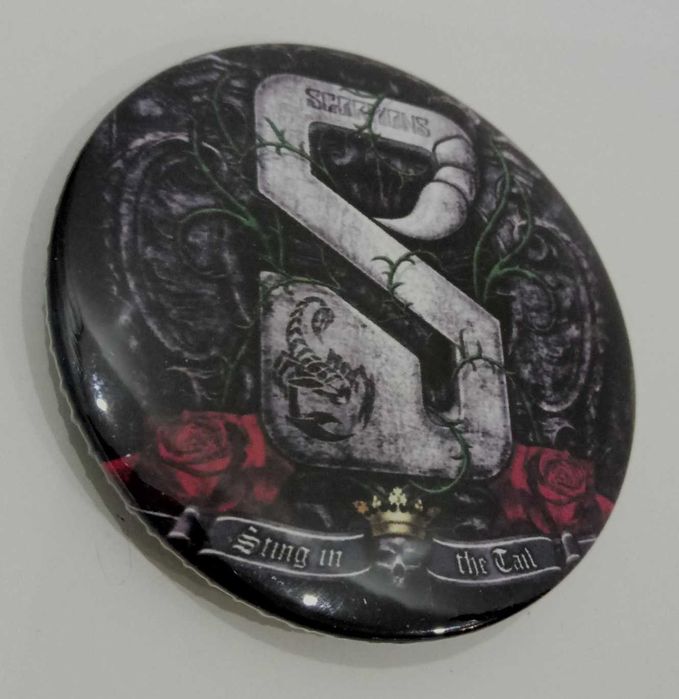 Значек SCORPIONS 5,6 см.