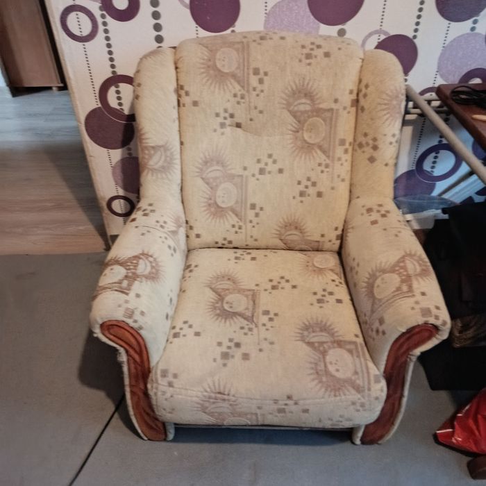 2 fotele kolor beżu