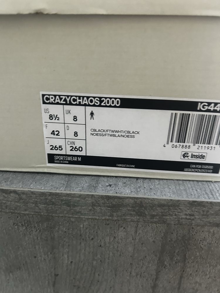Кросівки Адідас adidas crazychaos 2000 оригінал