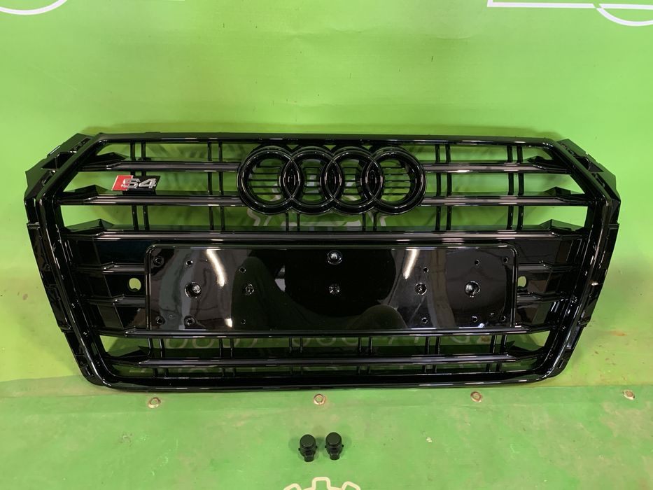 Решетка радиатора бампера Audi A4 B9 2016-2020 s4 ауді а4б9 решітка