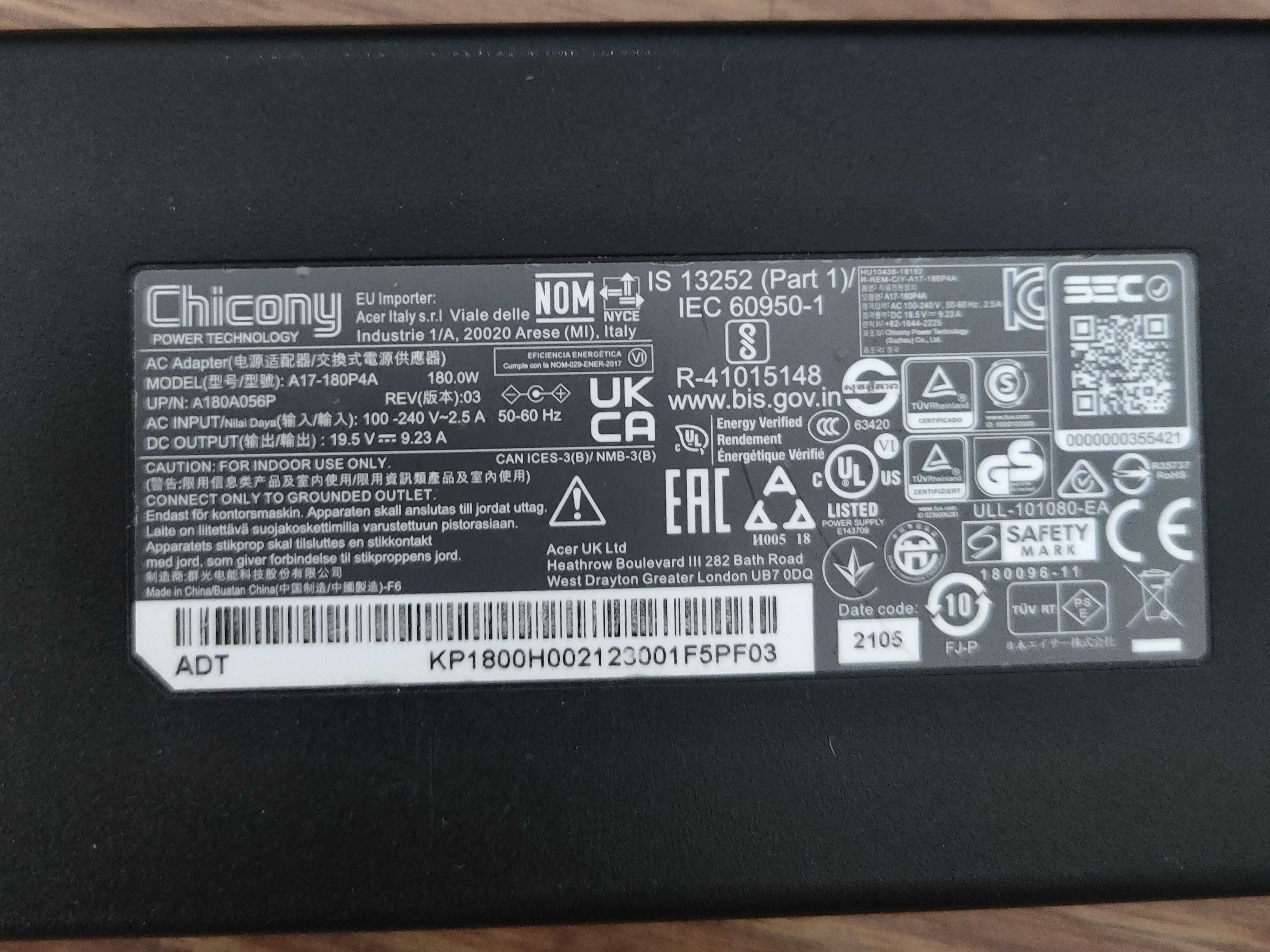 ACER Nitro 5,Ryzen 5 5600H, RTX 3060, DDR4 32 GB RAM, CL22, 1GB SSD