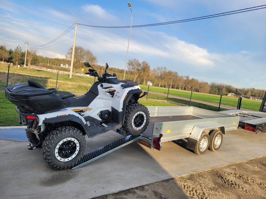 Wynajem przyczepka z plandeką KAT B na motocykle quada przeprowadzki