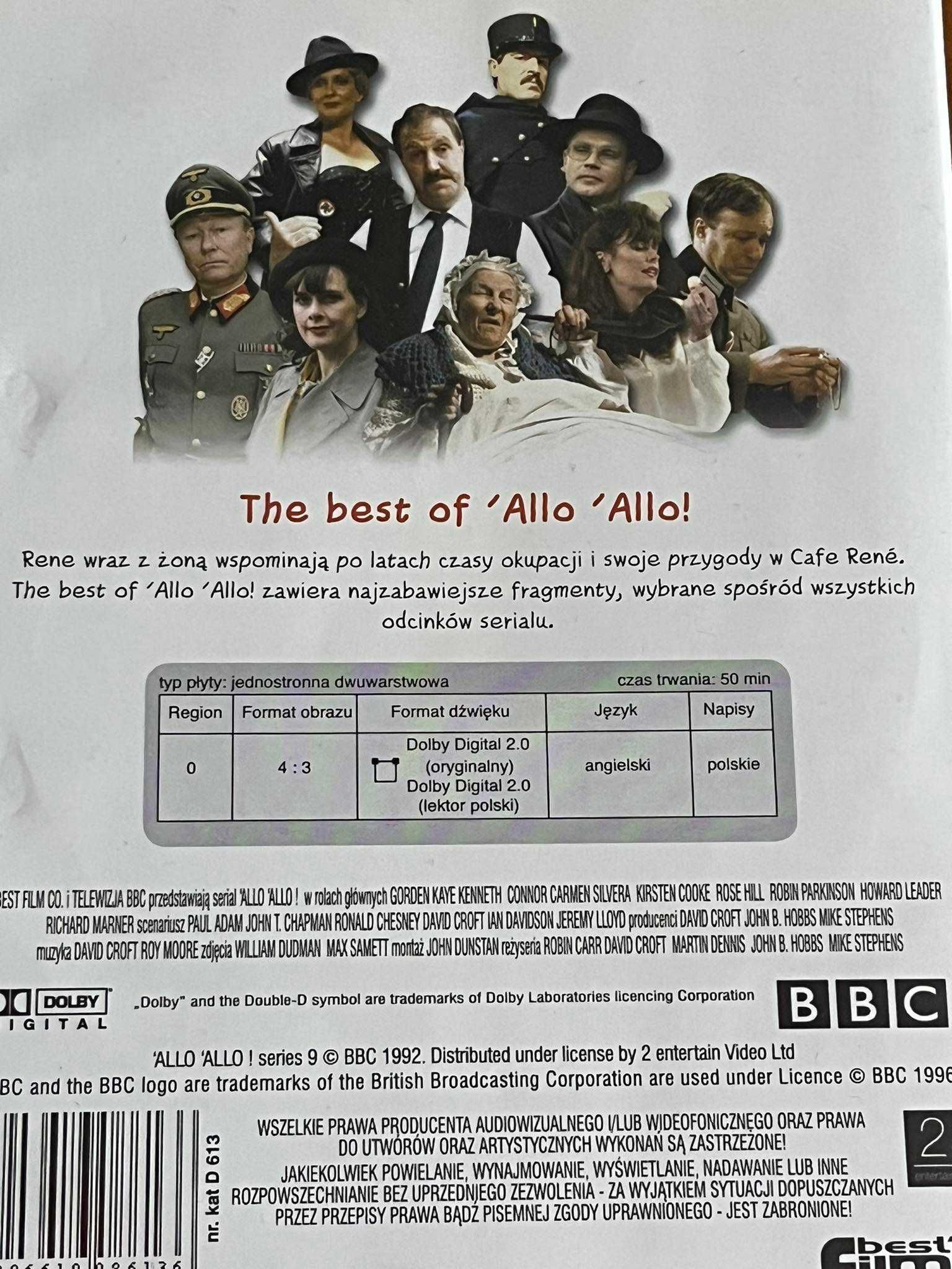 The Best Of Allo Allo! - DVD - jak NOWA - UNIKAT!